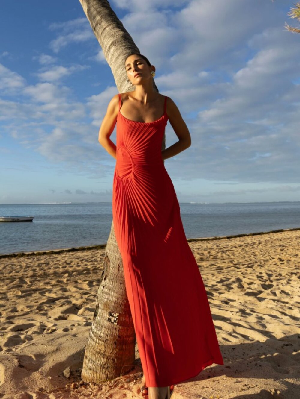 Red Georgia Hardinge Tide Dress